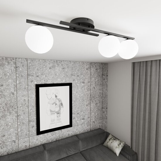 Emibig Emibig STILO 2 BL - Moderne plafondlamp voor sfeervolle verlichting