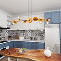 Emibig Emibig TOKEN 8 BL ORANGE - Modern pendant lamp for a stylish look