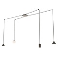 Emibig Emibig FUJI 4 BLACK - Modern pendant lamp for any space