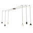 Emibig Emibig FUJI 6 BLACK - Modern pendant lamp for any space