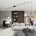 Emibig Emibig FUJI 6 BLACK - Modern pendant lamp for any space