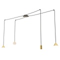Emibig Emibig FUJI 4 GOLD - Lámpara colgante moderna para una atmósfera elegante