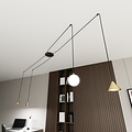 Emibig Emibig FUJI 4 GOLD - Lámpara colgante moderna para una atmósfera elegante