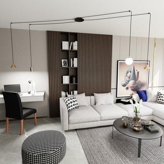 Emibig Emibig FUJI 4 GOLD - Moderne hanglamp voor een stijlvolle uitstraling