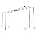 Emibig Emibig FUJI 6 GOLD - Moderne hanglamp voor een stijlvolle sfeer