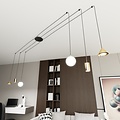 Emibig Emibig FUJI 6 GOLD - Moderne hanglamp voor een stijlvolle sfeer