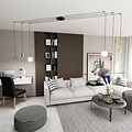 Emibig Emibig FUJI 6 GOLD - Lampe suspendue moderne pour une ambiance élégante
