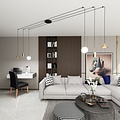Emibig Emibig FUJI 6 GOLD - Moderne hanglamp voor een stijlvolle sfeer