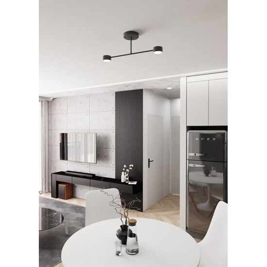 Emibig Emibig HALO 2 BLACK - Stylish ceiling lamp for any space