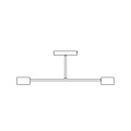 Emibig Emibig HALO 2 BLACK - Stilvolle Deckenlampe für jeden Raum