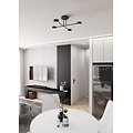 Emibig Emibig HALO 4 BLACK - Stylish ceiling lamp for any space