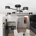 Emibig Emibig HALO 6 BLACK - Scandinavian ceiling lamp for stylish lighting