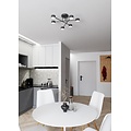 Emibig Emibig HALO 6 BLACK - Lámpara de techo escandinava para una iluminación elegante