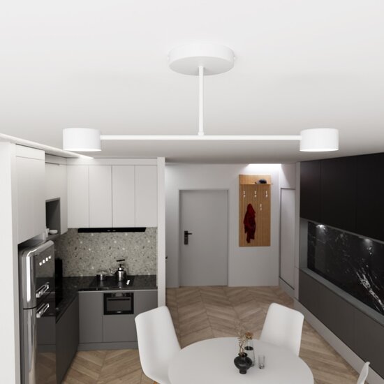 Emibig Emibig HALO 2 WEISS - Elegante Deckenlampe im skandinavischen Stil