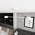 Emibig Emibig HALO 2 WHITE - Lámpara de techo escandinava para cualquier espacio