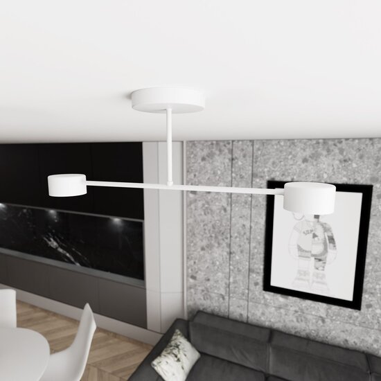 Emibig Emibig HALO 2 WHITE - Plafonnier scandinave pour tous les espaces