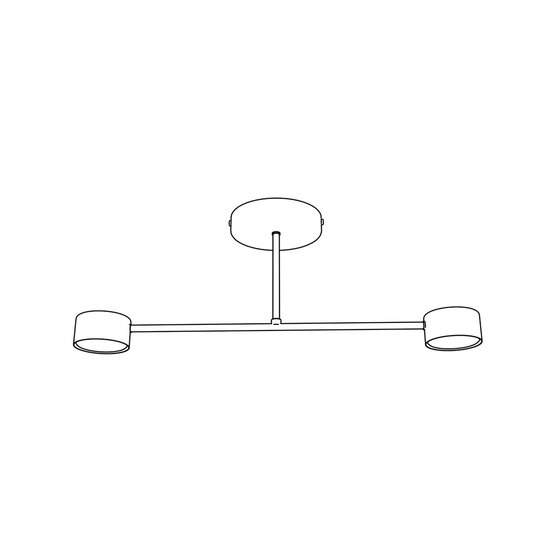 Emibig Emibig HALO 2 WHITE - Lámpara de techo escandinava para cualquier espacio