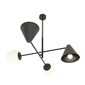 Emibig Emibig HERMES 4 BLACK - Modern chandelier for a stylish interior