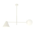 Emibig Emibig HERMES 2 WHITE - Moderne hanglamp voor elke ruimte