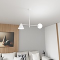 Emibig Emibig HERMES 2 WHITE - Modern chandelier for any space