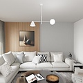 Emibig Emibig HERMES 2 WHITE - Modern chandelier for any space