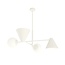 Emibig Emibig HERMES 4 WHITE - Modern chandelier for a stylish look