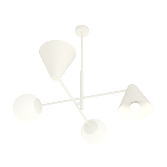 Emibig Emibig HERMES 4 WHITE - Lustre moderne pour une touche élégante