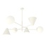Emibig Emibig HERMES 6 WHITE - Modern chandelier for a stylish look