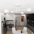 Emibig Emibig HALO 4 WHITE - Elegant ceiling lamp for a Scandinavian atmosphere