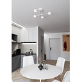 Emibig Emibig HALO 4 WHITE - Lámpara de techo elegante para una atmósfera escandinava