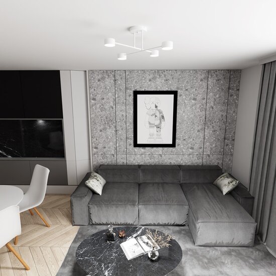 Emibig Emibig HALO 4 WHITE - Elegant ceiling lamp for a Scandinavian atmosphere