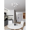 Emibig Emibig HALO 6 WHITE - Lámpara de techo escandinava para una iluminación elegante