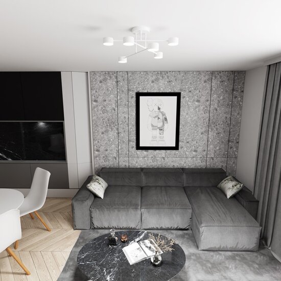 Emibig Emibig HALO 6 WHITE - Lampe de plafond scandinave pour un look moderne