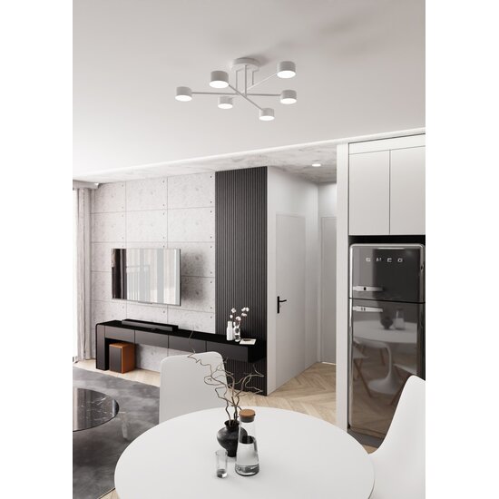 Emibig Emibig HALO 6 WHITE - Skandinavische Deckenlampe für stilvolle Beleuchtung