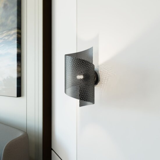 Emibig Emibig Spiral Schwarz Wandleuchte - Modernes Design für jeden Raum