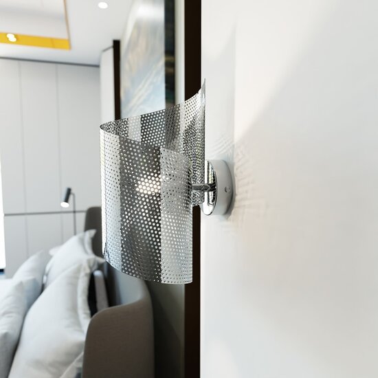 Emibig Emibig SPIRAL CHROME Wall Lamp - Modern design for any space