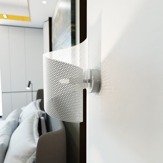 Emibig Emibig ESPIRAL BLANCO - Lámpara de pared moderna para espacios elegantes