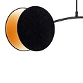 Emibig Emibig MOTIF 2 BLACK/GOLD - Lámpara colgante moderna para cualquier espacio