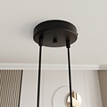 Emibig Emibig MOTIF 2 BLACK/GOLD - Lámpara colgante moderna para cualquier espacio