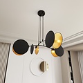 Emibig Emibig MOTIF 4 BLACK/GOLD - Moderne hanglamp voor stijlvolle verlichting