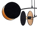 Emibig Emibig MOTIF 4 BLACK/GOLD - Moderne hanglamp voor stijlvolle verlichting