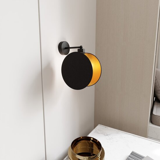 Emibig Emibig MOTIF K1 Zwart/Goud - Moderne Hanglamp voor Stijlvolle Interieurs