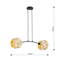 Emibig Emibig MOTIF 2 GOLD Pendant Lamp - Modern design with a luxurious touch