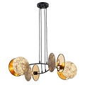 Emibig Emibig MOTIF 4 GOLD - Lampe Suspendue Moderne avec Finition Élégante