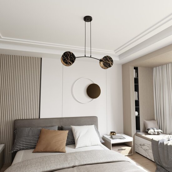 Emibig Emibig MOTIF 2 MARBEL - Moderne hanglamp met stijlvol ontwerp