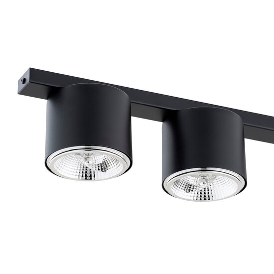Emibig Emibig NANO 4 BLACK - Minimalistische plafondlamp voor moderne interieurs
