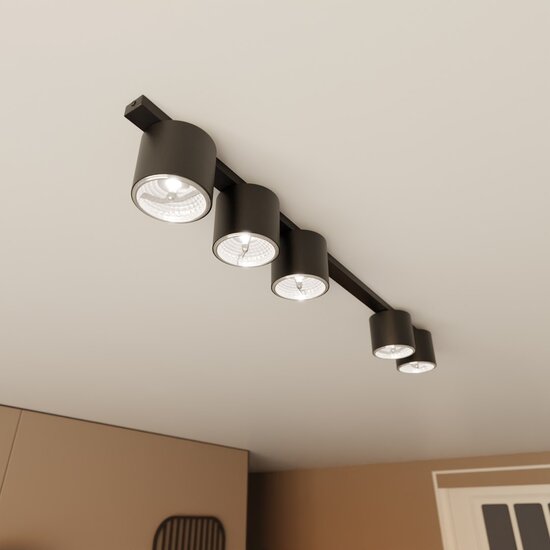 Emibig Emibig NANO 5 BLACK - Minimalistische Deckenlampe für stilvolle Räume