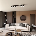 Emibig Emibig NANO 5 BLACK - Minimalist ceiling lamp for modern interiors
