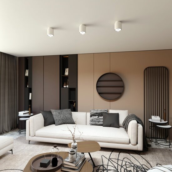 Emibig Emibig NANO 1 WHITE - Minimalistische plafondlamp voor elke ruimte