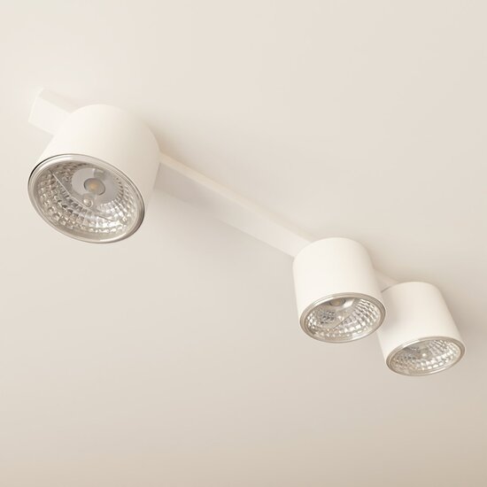 Emibig Emibig NANO 3 WHITE - Lámpara de techo minimalista para cualquier espacio
